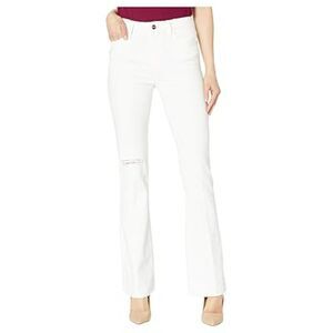 NWT Sam Edelman Jeans Stiletto Bootcut High Rise White Denim Pants Women's 14/32